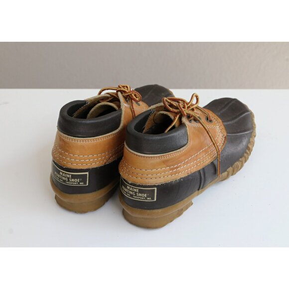 1980's Vintage L.L. Bean Short Duck Boots ~ Women's Size 6 ~ Lower Top ~ Ankle - Picture 5 of 9